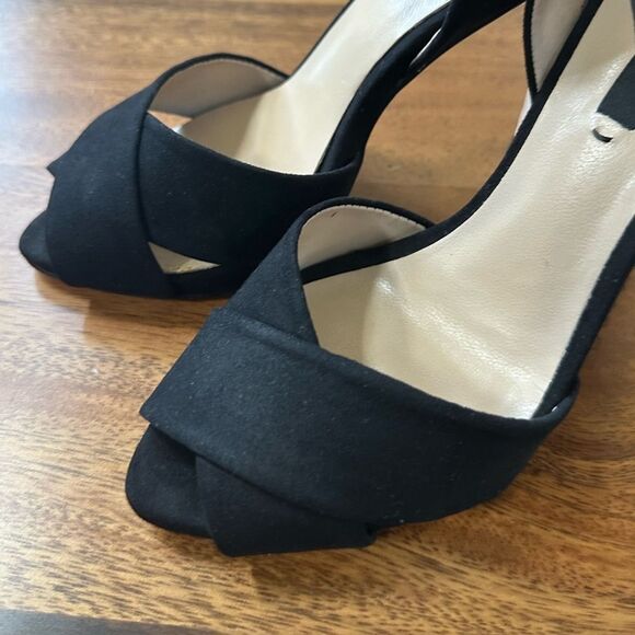 Zara Black High Heels Sandals, Size 37 - Picture 3 of 9
